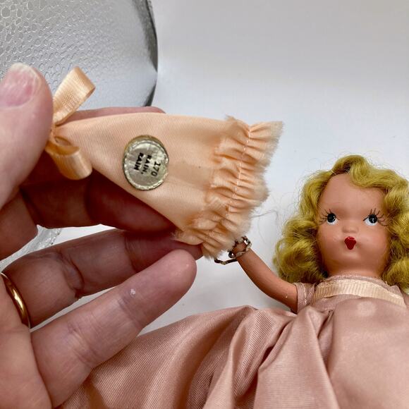 Vintage 40s Nancy Ann Storybook Doll 5.5" Rain Rain, Go Away #170 Bisque EUC - Picture 6 of 8